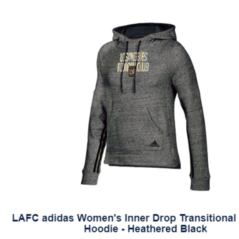 LAFC Adidas Women's Inner Drop Transitional Pullover Hoodie